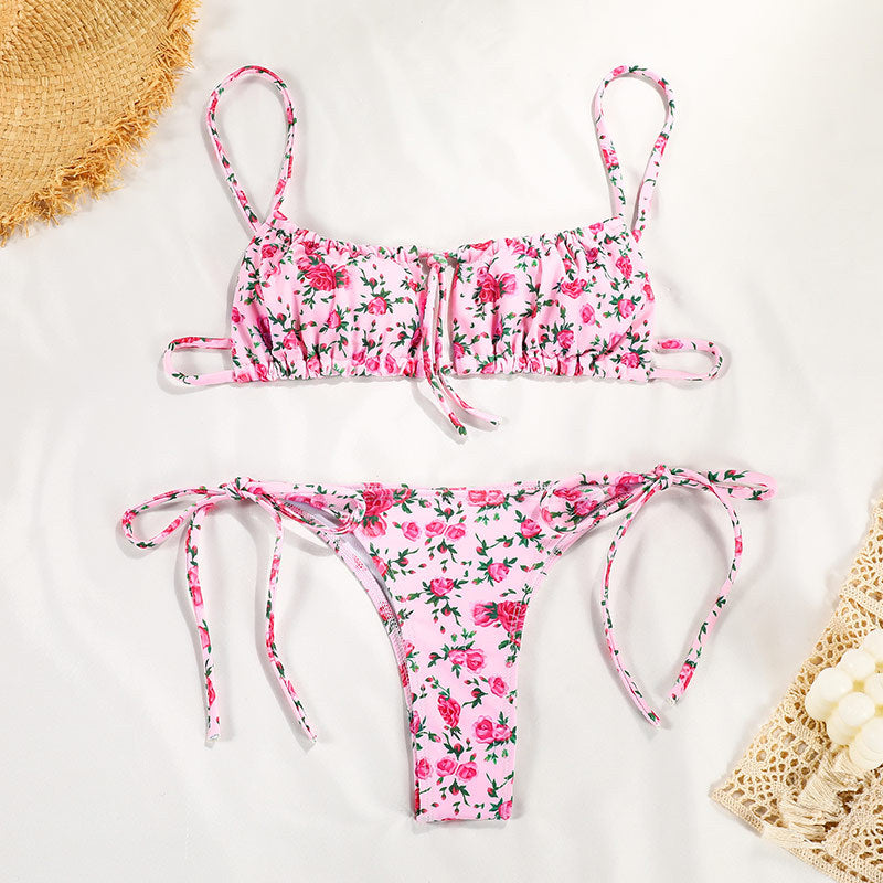 Swimwear Women's Printed Strap Bikini - J Micheal