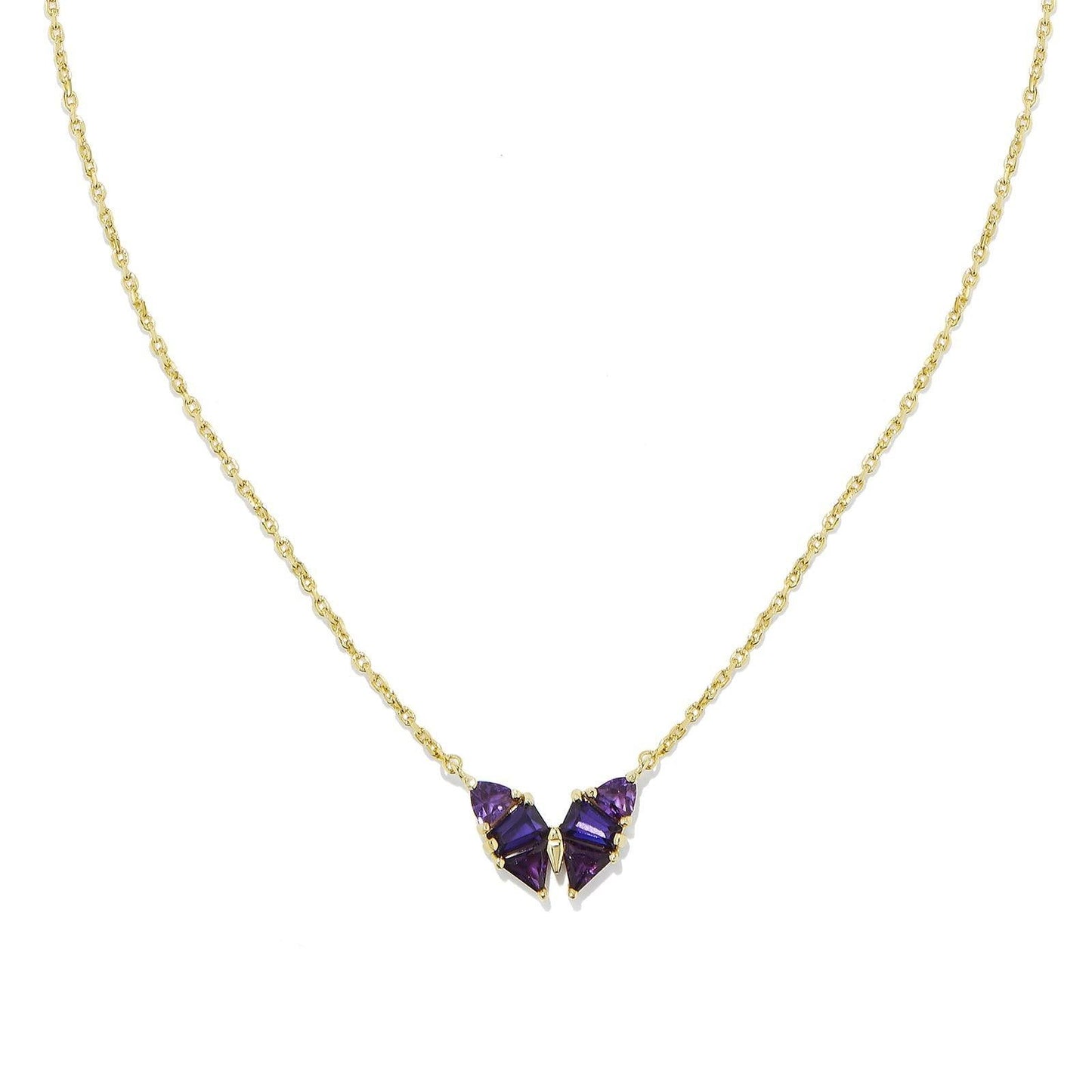 Stainless Steel Necklace Crystal Pendant - J Micheal