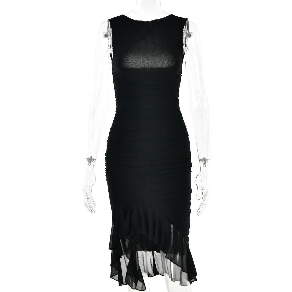 Summer Slim Skinny Sleeveless Dress For Women Fashion Party Club Dresses - J Micheal