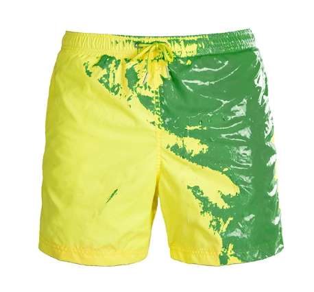 Magical Change Color Beach Shorts Summer Men Swimming Trunks Swimwear Swimsuit Quick Dry bathing shorts Beach Pant - J Micheal