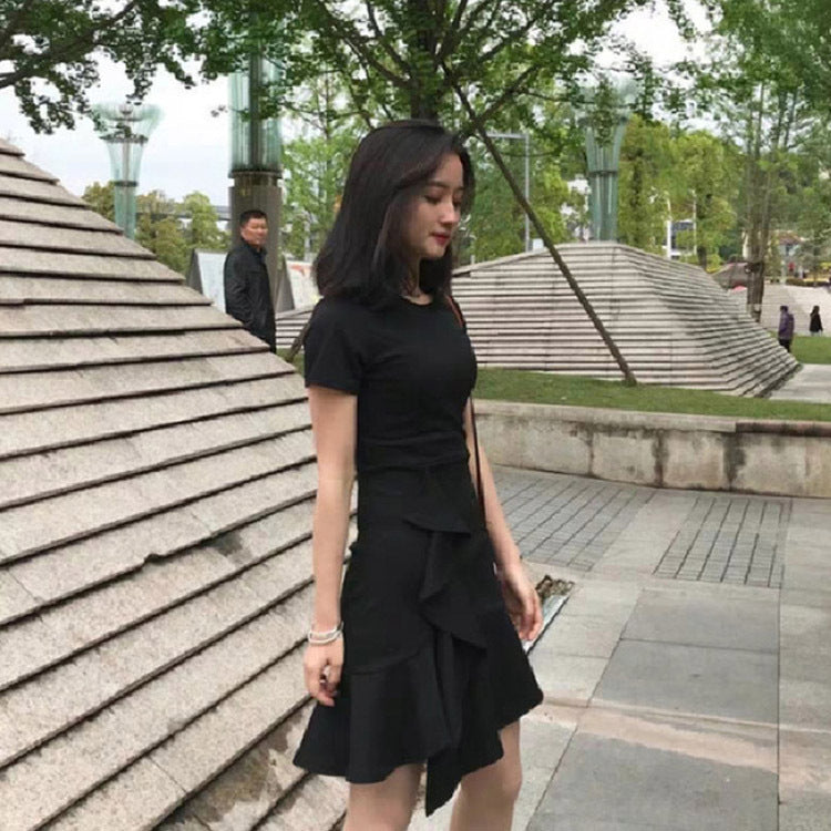 Feminine Dress Little Black Dress - J Micheal