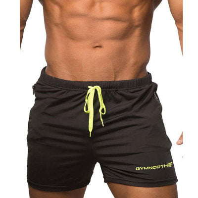 Mens Quick-drying Fitness Swimming Trunks Swimwear Sports Gym Run Shorts Casual Summer Beach Board Shorts - J Micheal