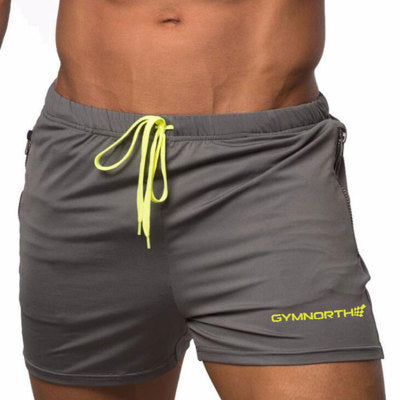 Mens Quick-drying Fitness Swimming Trunks Swimwear Sports Gym Run Shorts Casual Summer Beach Board Shorts - J Micheal