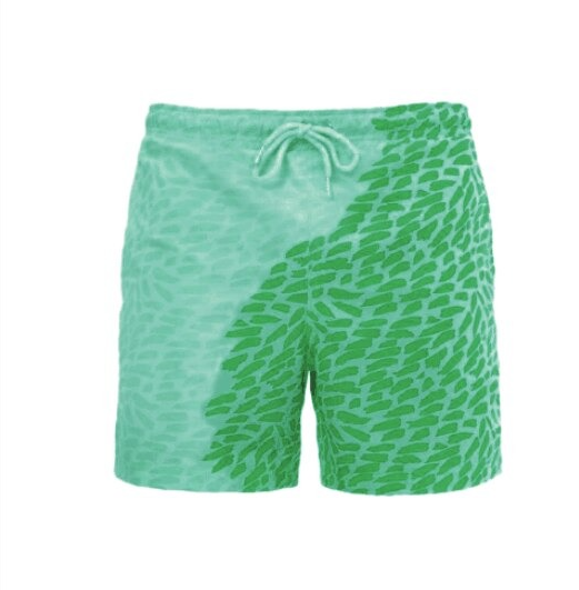 Magical Change Color Beach Shorts Summer Men Swimming Trunks Swimwear Swimsuit Quick Dry bathing shorts Beach Pant - J Micheal