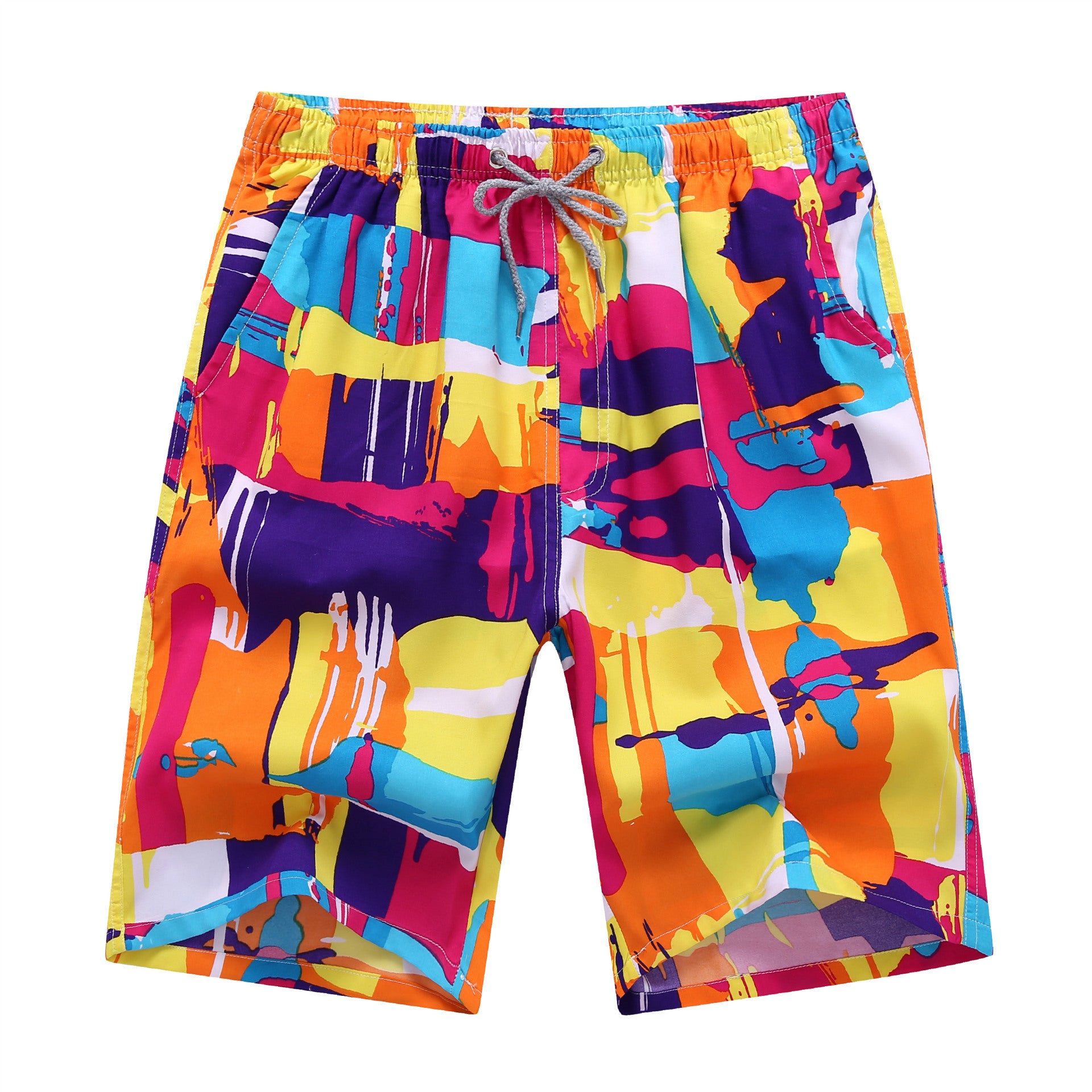 Mens Swim Trunks Quick Dry Swim Shorts with Mesh Lining Funny Swimwear - J Micheal