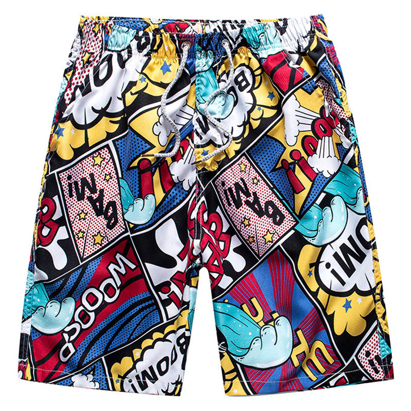 Mens Swim Trunks Quick Dry Swim Shorts with Mesh Lining Funny Swimwear - J Micheal
