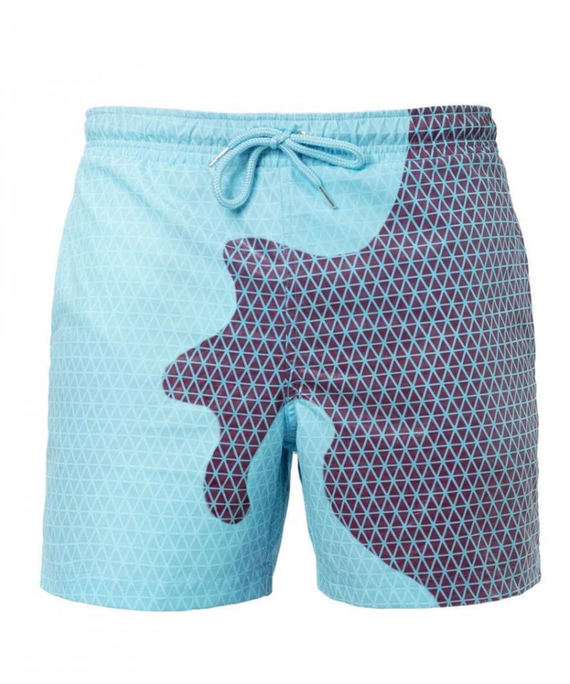 Magical Change Color Beach Shorts Summer Men Swimming Trunks Swimwear Swimsuit Quick Dry bathing shorts Beach Pant - J Micheal