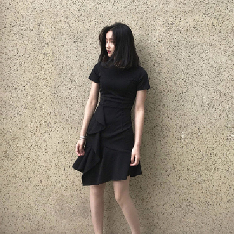 Feminine Dress Little Black Dress - J Micheal