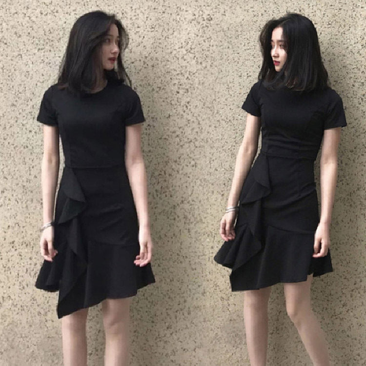 Feminine Dress Little Black Dress - J Micheal