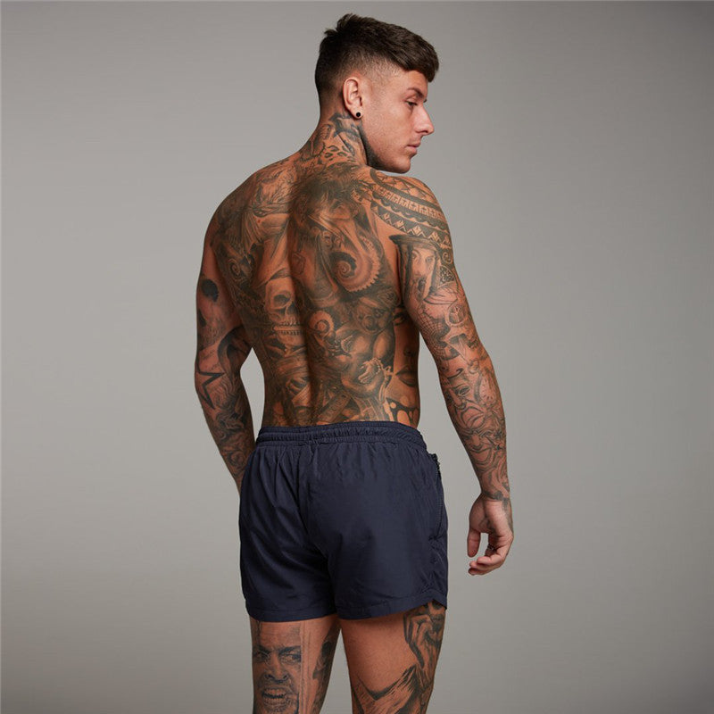 New Mens Sexy Swimsuit Swimwear Men Swimming Shorts Men Briefs Beach Shorts Sports Suits Surf Board Shorts Men Swim Trunks - J Micheal