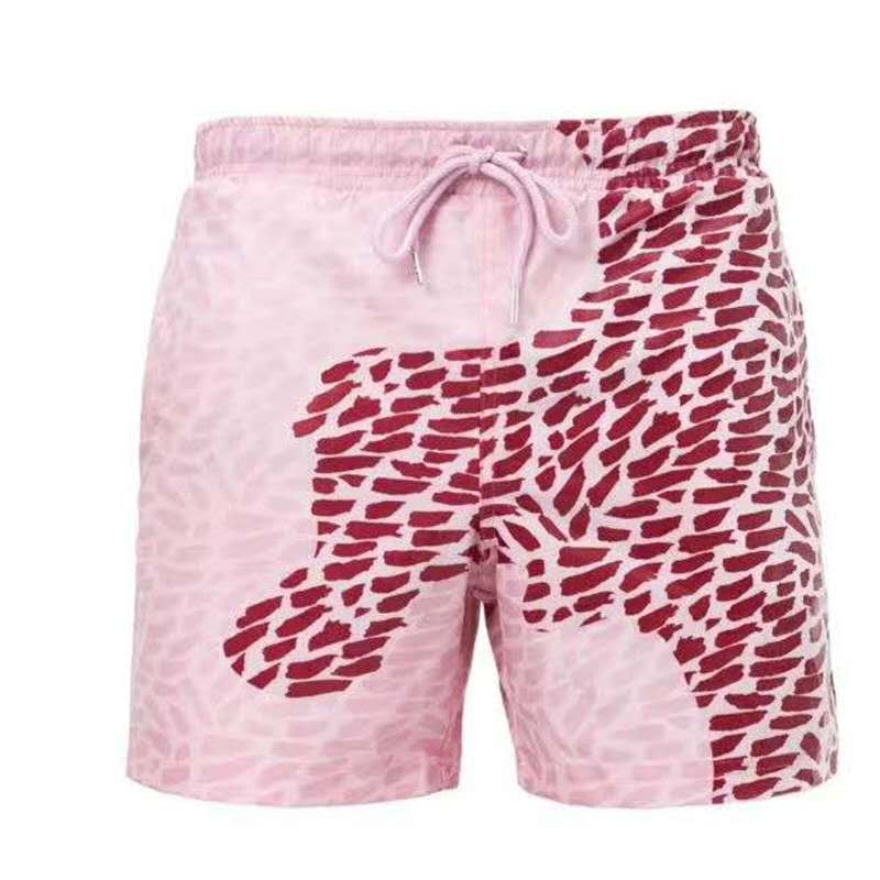 Magical Change Color Beach Shorts Summer Men Swimming Trunks Swimwear Swimsuit Quick Dry bathing shorts Beach Pant - J Micheal