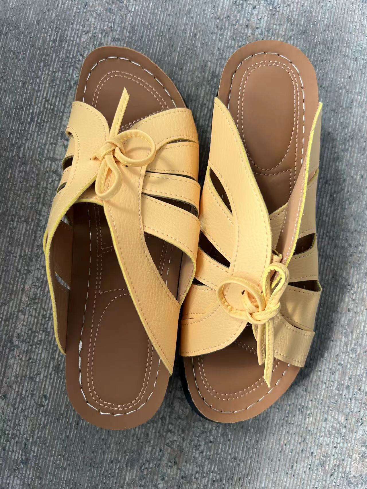 New Roman Shoes For Women Lace-up Platform Wedges Sandals Summer Fashion Slides Casual Vacation Beach Slippers - J Micheal