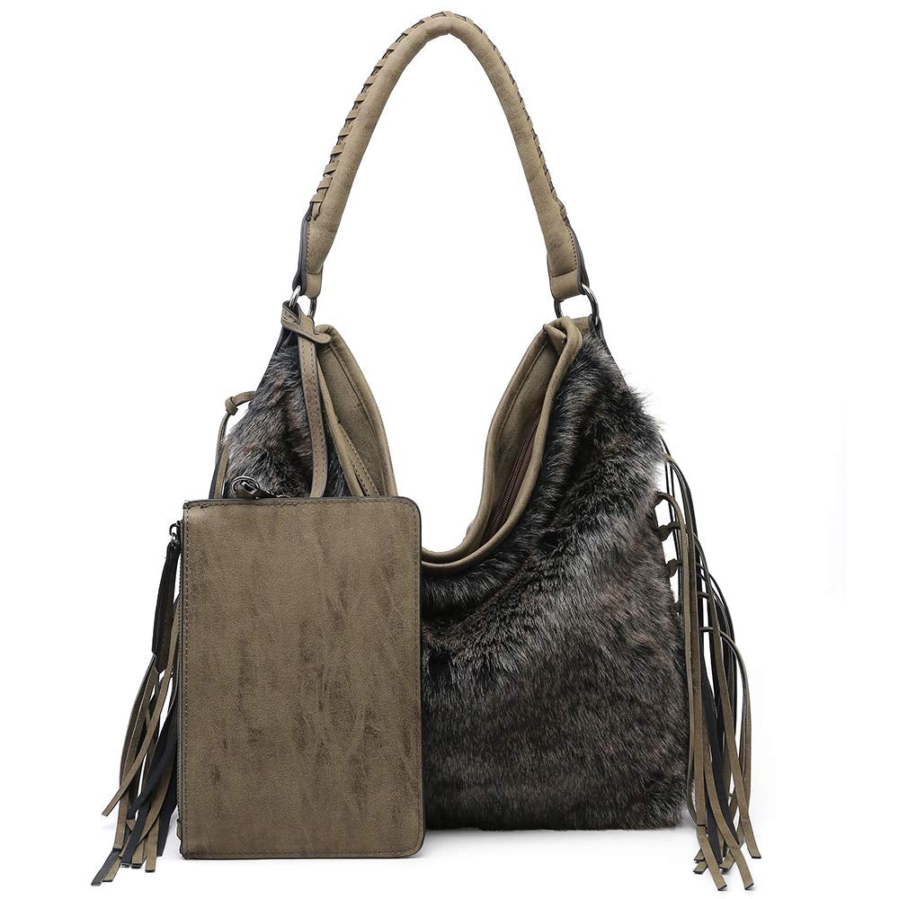Oversize Hobo Bag for Women Boho Purses and Handbags Fringe Big – J Micheal