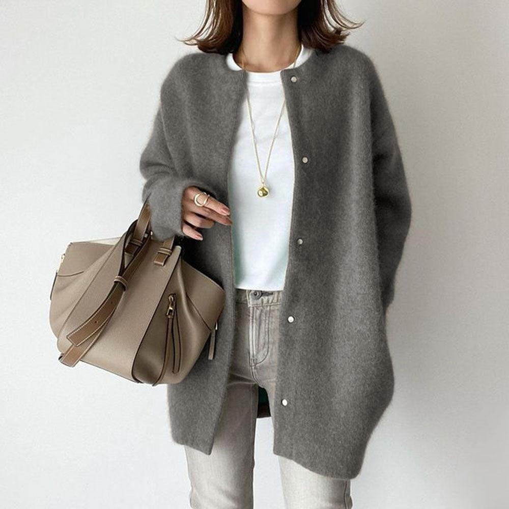 Soft Knitted Coat For Slimming Sense Of Design Women Cardigans Loose Jacket Autumn And Spring - J Micheal