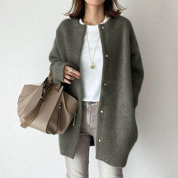 Soft Knitted Coat For Slimming Sense Of Design Women Cardigans Loose Jacket Autumn And Spring - J Micheal