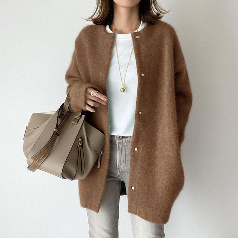 Soft Knitted Coat For Slimming Sense Of Design Women Cardigans Loose Jacket Autumn And Spring - J Micheal