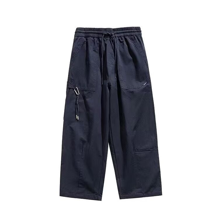 Men's Design Sense Niche Loose Straight-leg Pants - J Micheal