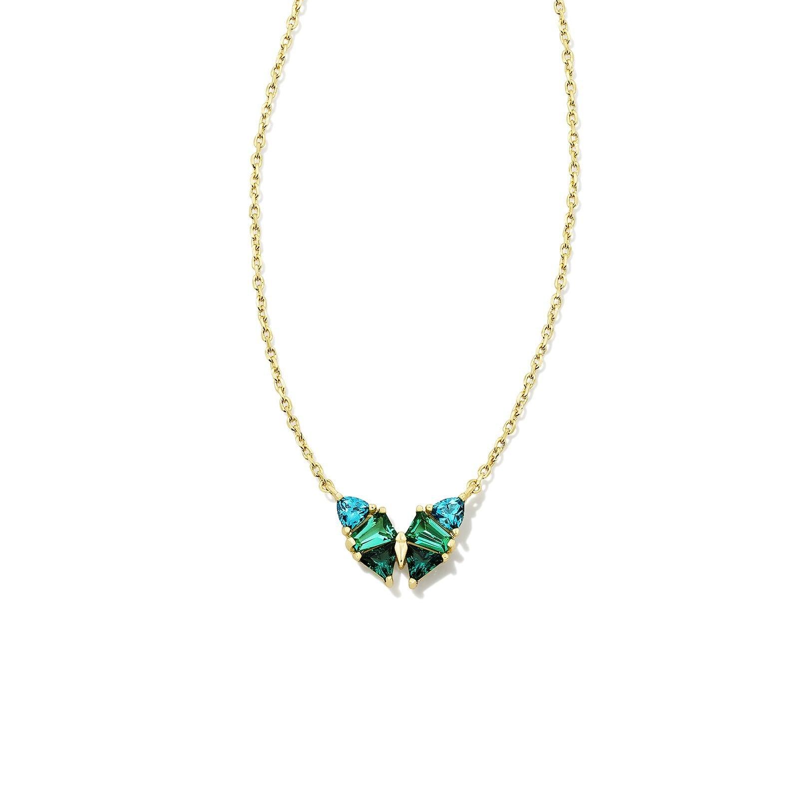 Stainless Steel Necklace Crystal Pendant - J Micheal