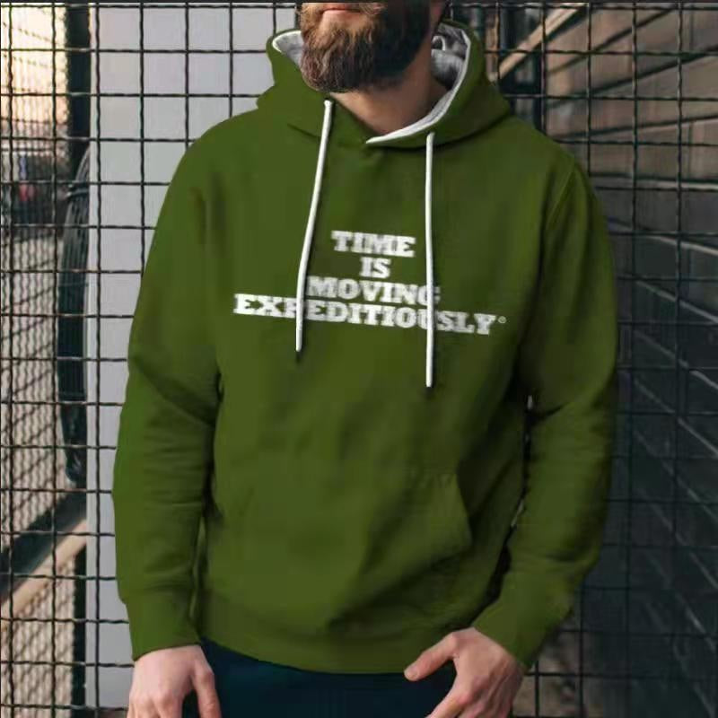 Fashion Solid Color Men's Casual Hoodies Sweatshirts - J Micheal