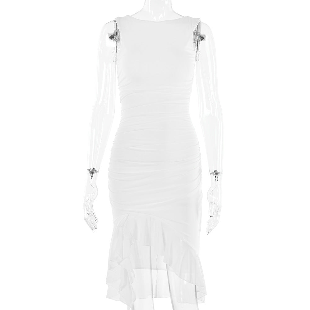 Summer Slim Skinny Sleeveless Dress For Women Fashion Party Club Dresses - J Micheal