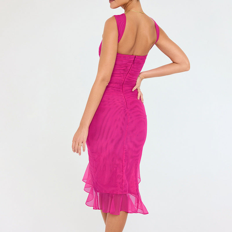 Summer Slim Skinny Sleeveless Dress For Women Fashion Party Club Dresses - J Micheal