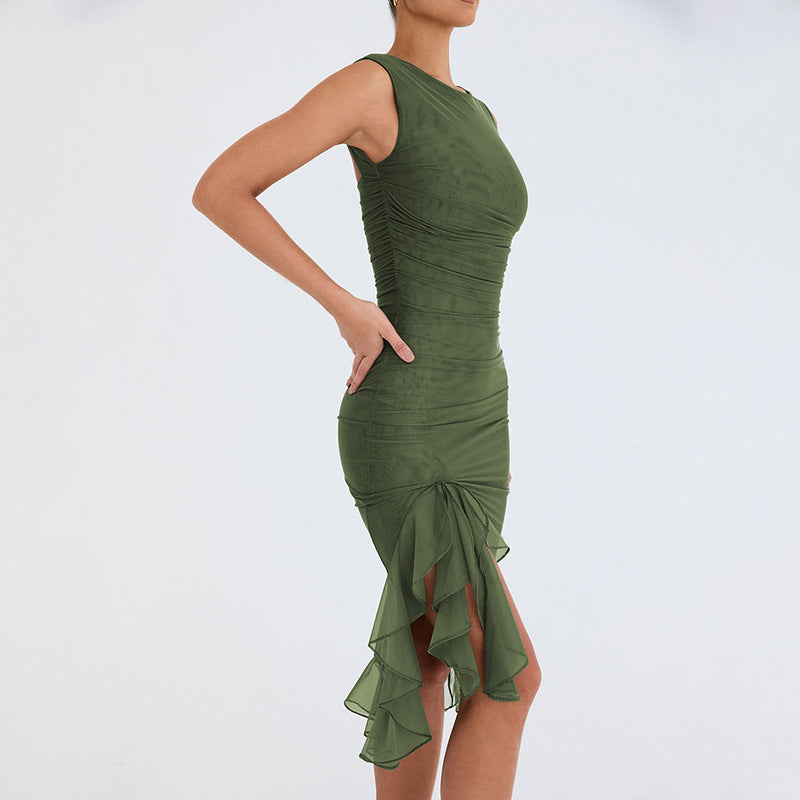 Summer Slim Skinny Sleeveless Dress For Women Fashion Party Club Dresses - J Micheal
