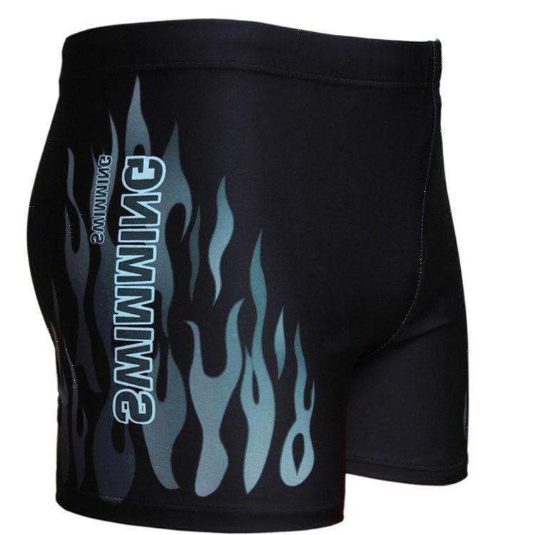 Swimming Trunks Swimwear New Style Men's Swimwear Flame Swimming Trunks - J Micheal